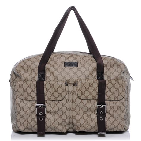 gucci monogram large duffle